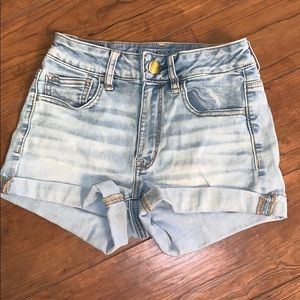 American Eagle hi-rise shorts